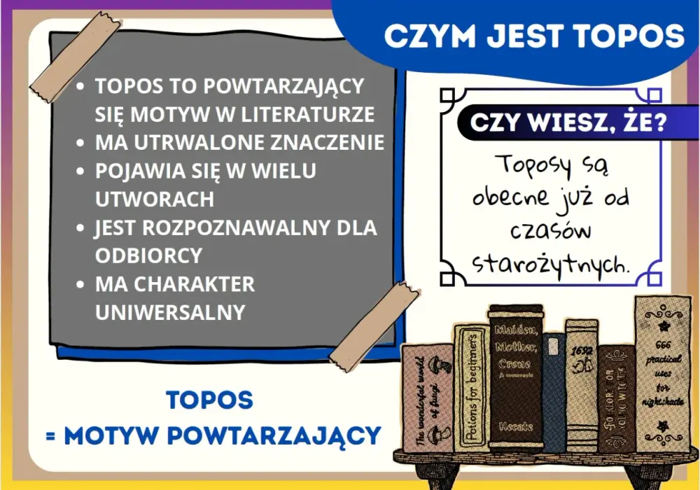 Topos w literaturze - Czym jest i jak go rozpoznać? Przykłady