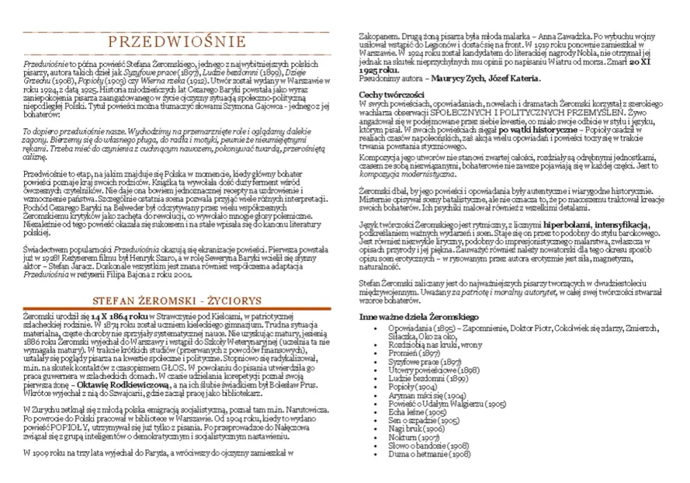 Ile stron ma Przedwiośnie? Prawda o wydaniach!