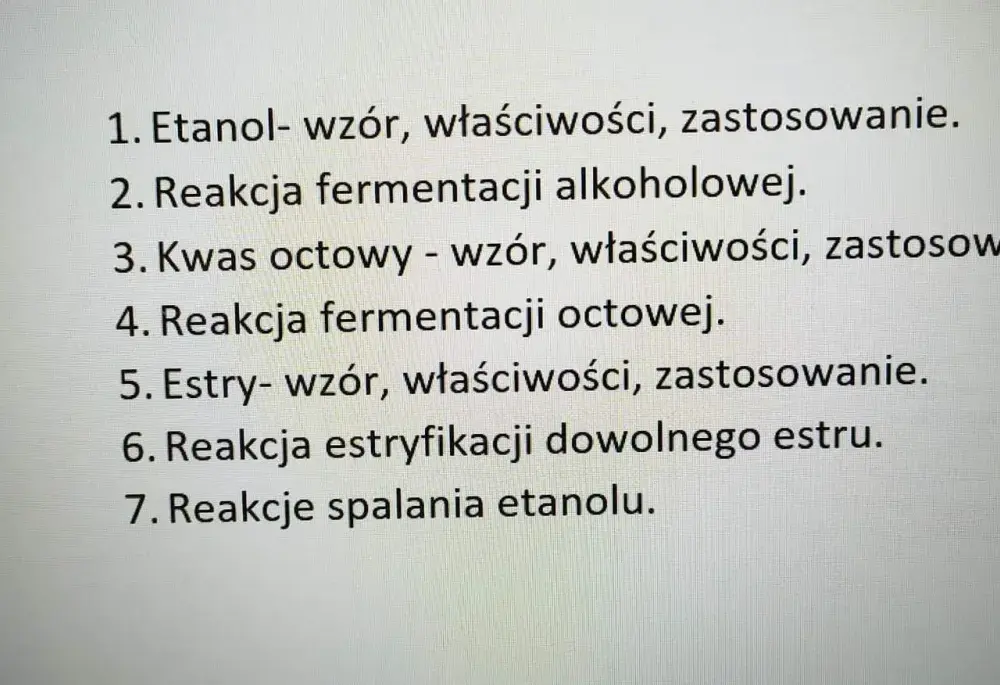 Etanol - właściwości, reakcje i zastosowania. Czy znasz je wszystkie?