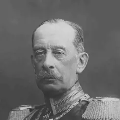 Portret feldmarszałka Helmuta von Moltke Młodszego, twórcy planu Schlieffena.