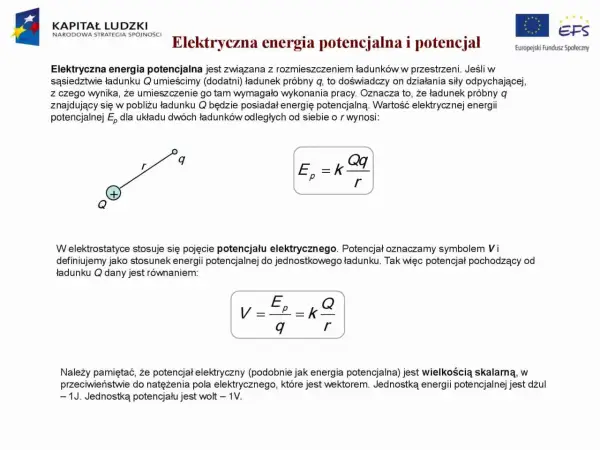 Energia potencjalna - wzory, znaczenie i zadania