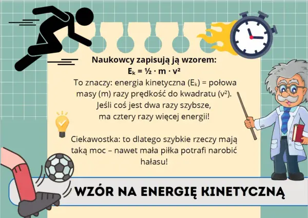 Energia kinetyczna - czym jest i jak ją liczyć bez błędów