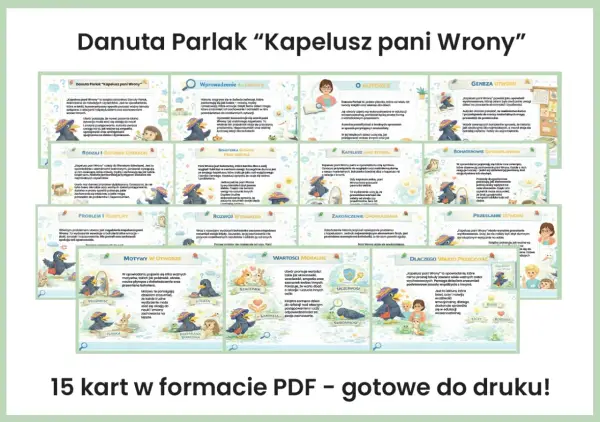 Kapelusz Pani Wrony bohaterowie - Jak ich opisać i nie pomylić?